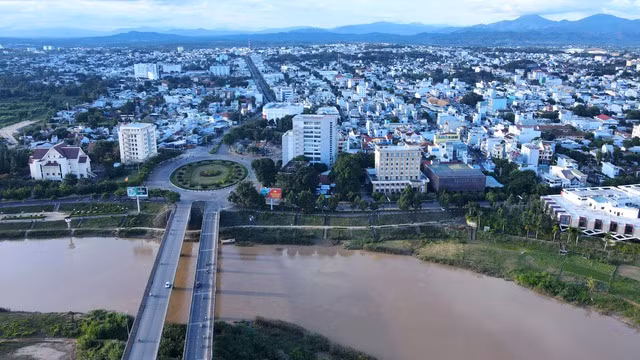 Một góc thành phố Kon Tum. Ảnh nguồn VGP