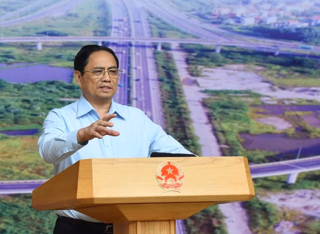 Thủ tướng Phạm Minh Chính, Trưởng Ban Chỉ đạo Nhà nước các công trình, dự án quan trọng quốc gia, trọng điểm ngành giao thông vận tải, chủ trì họp phiên thứ 7 của Ban Chỉ đạo - Ảnh: VGP/Nhật Bắc Thủ tướng Phạm Minh Chính, Trưởng Ban Chỉ đạo Nhà nước các công trình, dự án quan trọng quốc gia, trọng điểm ngành giao thông vận tải, chủ trì họp phiên thứ 7 của Ban Chỉ đạo - Ảnh: VGP/Nhật Bắc