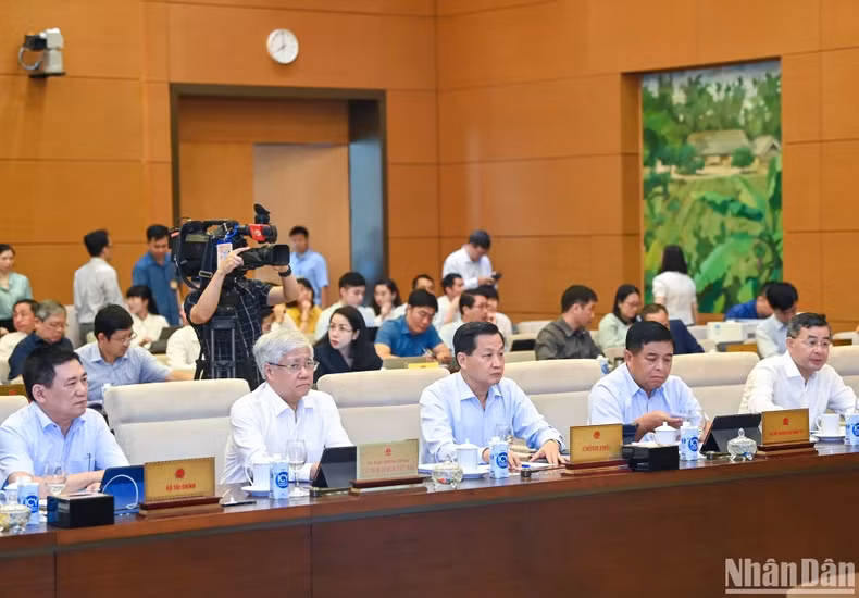 Các đại biểu dự phiên họp.