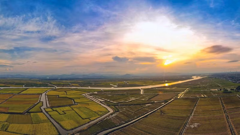 Một góc phá Hạc Hải (Quảng Bình).