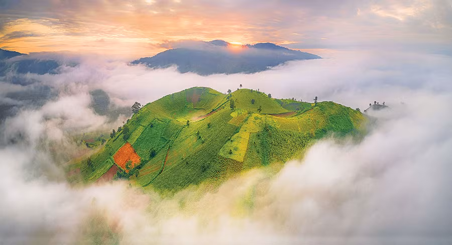 Núi lửa Chư Đang Ya (huyện Chư Păh). Ảnh: Phan Nguyên Núi lửa Chư Đang Ya (huyện Chư Păh). Ảnh: Phan Nguyên