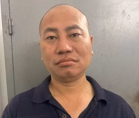 Nguyễn Minh Phúc tự xưng là "thầy chùa” Thích Tâm Phúc bị bắt tạm giam. (Nguồn: Công an cung cấp)