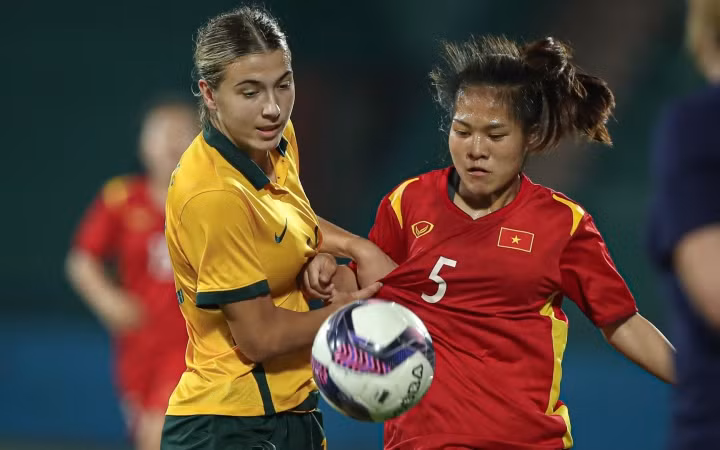 U20 nữ Việt Nam thua đáng tiếc trước U20 nữ Australia. U20 nữ Việt Nam thua đáng tiếc trước U20 nữ Australia.