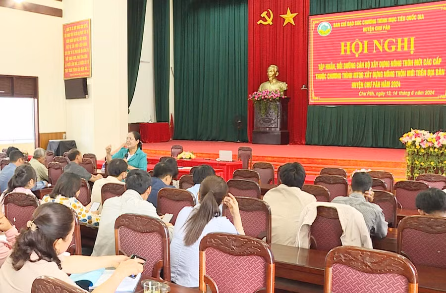 Quang cảnh lớp tập huấn. Ảnh: Linh Chi