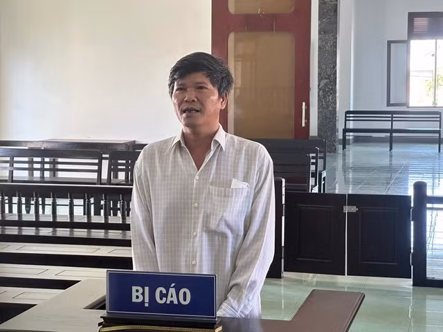 Dương Minh Sang tại phiên tòa. Ảnh: THẾ MINH