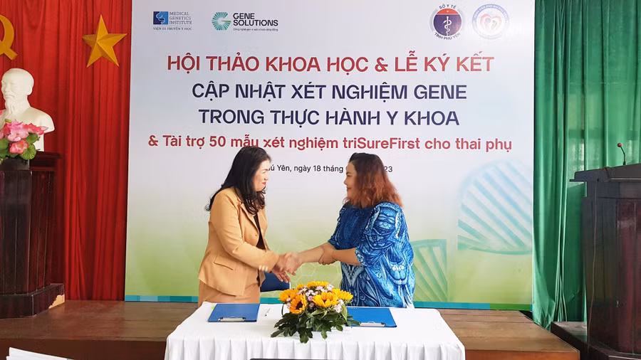 Chương trình tặng 50 xét nghiệm triSureFirst cho các thai phụ tại Bệnh viện Sản Nhi Phú Yên