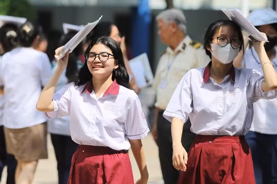 Thí sinh tham gia kỳ thi tốt nghiệp THPT 2023. Ảnh minh họa