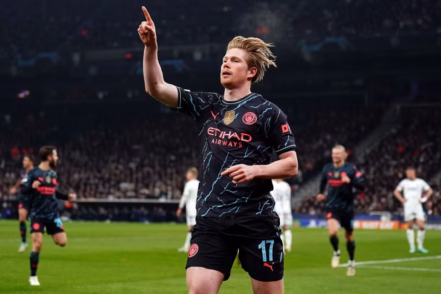 Kevin De Bruyne tỏa sáng mang chiến thắng về cho Manchester City. (Nguồn: Getty Images)