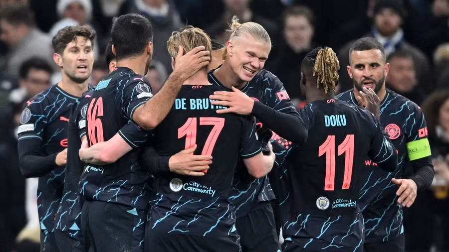 Manchester City thắng đậm trong chuyến làm khách tại Đan Mạch. (Nguồn: Getty Images)