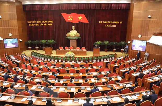 Toàn cảnh phiên bế mạc hội nghị. (Ảnh: Phương Hoa/TTXVN)