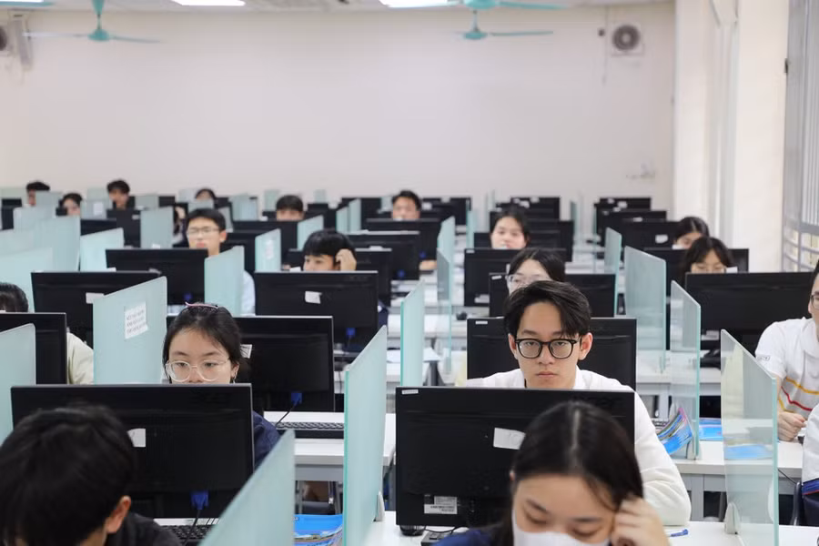 Thí sinh dự thi Đánh giá năng lực. (Ảnh: BTC)