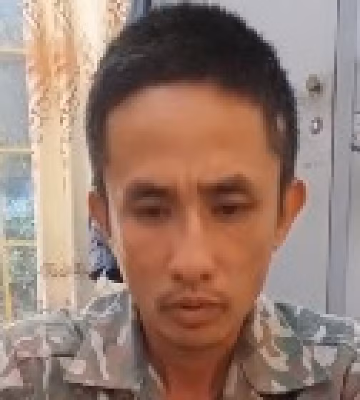 Đối tượng Trần Ngọc Vương tại cơ quan công an.