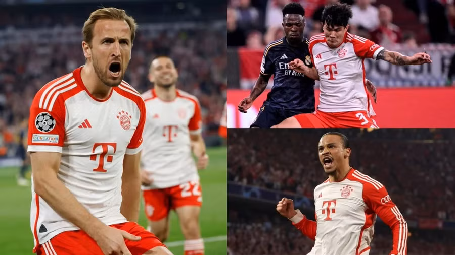 Kane và Sane ghi bàn nhưng không thể giúp Bayern chiến thắng. (Nguồn: Getty Images) Kane và Sane ghi bàn nhưng không thể giúp Bayern chiến thắng. (Nguồn: Getty Images)