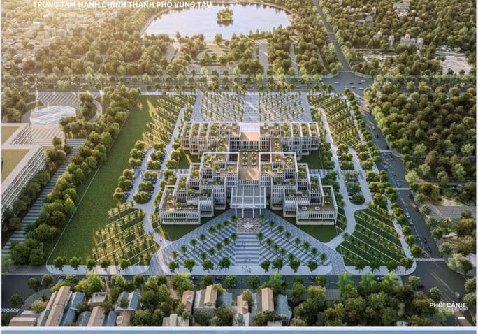 Phối cảnh Trung tâm Hành chính TP Vũng Tàu