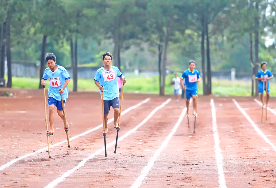Hội thi thể thao các dân tộc thiểu số toàn tỉnh hứa hẹn những màn so tài quyết liệt. Ảnh: L.V.N