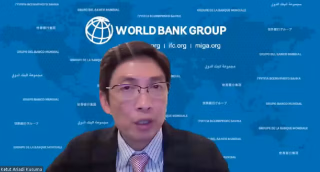 Chuyên gia cao cấp về khu vực tài chính của WB Ketut Ariadi Kusuma: "Hàng tỉ USD của các quỹ đầu tư trên toàn cầu sẽ được rót vào các thị trường vốn nếu Việt Nam được nâng cấp thành thị trường mới nổi". Ảnh chụp màn hình
