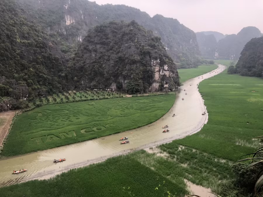 Sông nước Ninh Bình. Ảnh: Diệu Anh