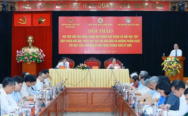 Quang cảnh hội thảo. (Ảnh: Phương Hoa/TTXVN) Quang cảnh hội thảo. (Ảnh: Phương Hoa/TTXVN)