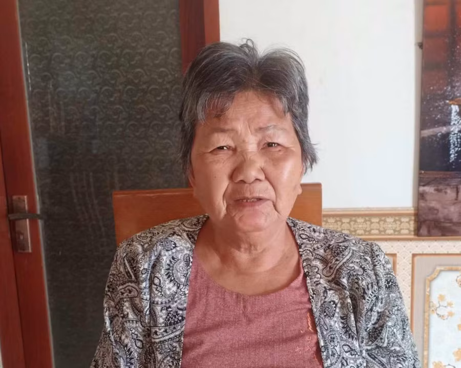 Bà Nguyễn Thị Hường, nguyên Tiểu đội trưởng du kích nữ xã Lễ Giáo.