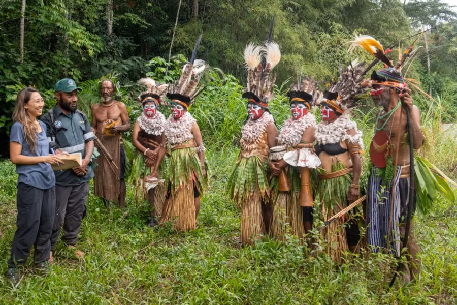 Người dân bản địa ở Papua New Guinea. Ảnh FAO Người dân bản địa ở Papua New Guinea. Ảnh FAO