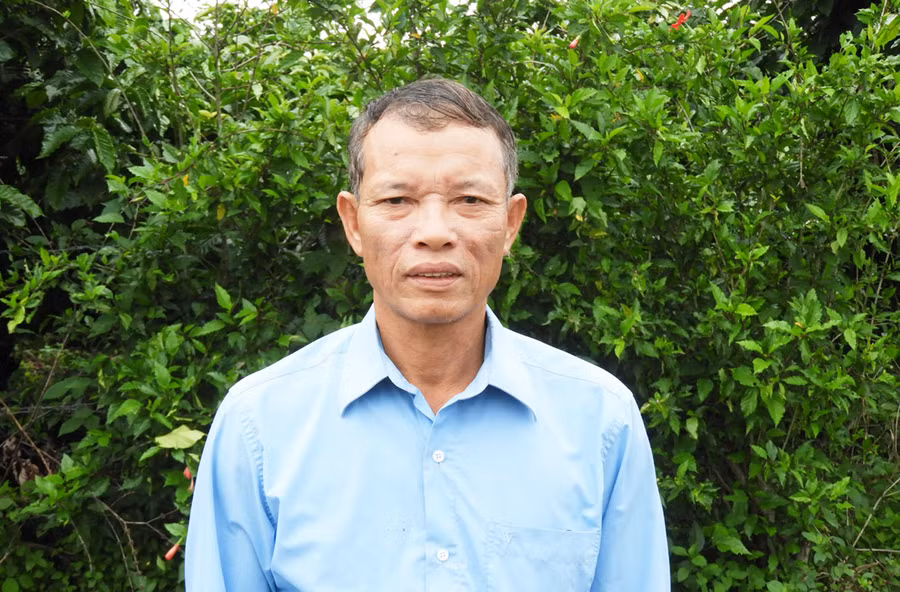 Ông Hoàng Văn Tuyển-Trưởng thôn 2, xã Chư Á, TP. Pleiku. Ảnh: Thanh Nhật