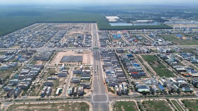 Khu tái định cư sân bay Long Thành. Ảnh: LÊ LÂM