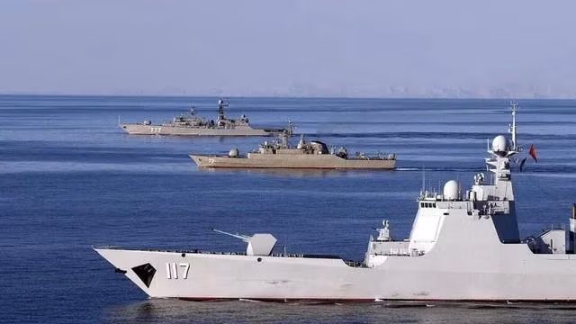 Tàu hải quân Trung Quốc, Nga và Iran tập trận chung vào năm 2019