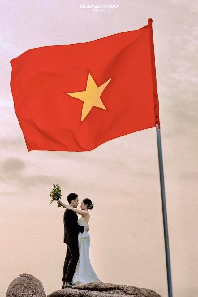 Họ đã có một bộ ảnh cưới để đời với nhiều kỷ niệm. Ảnh NVCC