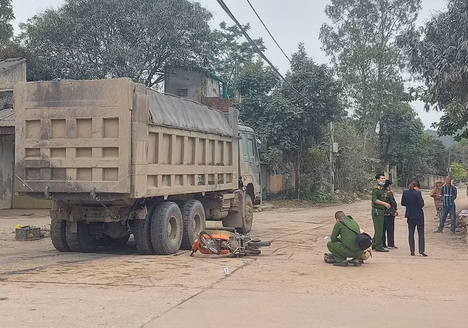 Hiện trường nơi xảy ra vụ tai nạn.
