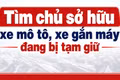 Gia Lai: Tìm chủ sở hữu 401 xe mô tô, xe gắn máy đang bị tạm giữ