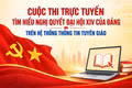 Điều chỉnh lịch tổ chức Cuộc thi trực tuyến tìm hiểu Nghị quyết Đại hội XIV của Đảng