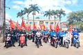 Phường Thống Nhất ra quân tuyên truyền trực quan, diễu hành cổ động bầu cử