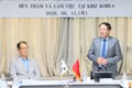 Chủ tịch UBND tỉnh Phạm Anh Tuấn làm việc với các tổ chức, doanh nghiệp Hàn Quốc