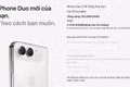 iPhone Duo 2 TB giá gần 104 triệu đồng tại Việt Nam. Ảnh chụp màn hình