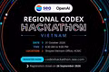  Banner thông tin cuộc thi Sea x OpenAI Regional Codex Hackathon - Vietnam.