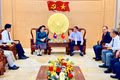 Bí thư Tỉnh ủy Thái Đại Ngọc tiếp Đại sứ đặc mệnh toàn quyền nước Cộng hòa Dân chủ Nhân dân Lào tại Việt Nam