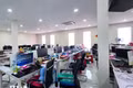 Một tòa nhà được dùng cho hoạt động lừa đảo trực tuyến tại thành phố Poipet. Ảnh minh hoạ: AKP/TTXVN phát
