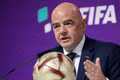 Chủ tịch Liên đoàn Bóng đá Thế giới (FIFA) Gianni Infantino trong cuộc họp báo về giải vô địch bóng đá thế giới (World Cup) 2022 ở Doha, Qatar, ngày 16-12-2022. Ảnh: AFP/TTXVN