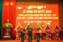Khai giảng năm học 2026-2027 Phân hiệu 1 Trường Thiếu sinh quân miền Trung
