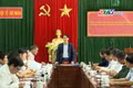 Phó Bí thư Tỉnh ủy Nguyễn Ngọc Lương làm việc với Ban Thường vụ Huyện ủy Chư Prông
