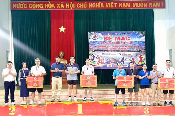 Hơn 300 vận động viên tranh tài tại các hoạt động thể thao xã Mang Yang