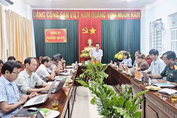 Phường An Phú: Hơn 96% trường hợp hoàn thành định danh điện tử mức độ 2