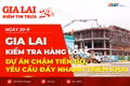 Điểm tin trưa: Gia Lai kiểm tra hàng loạt dự án chậm tiến độ, yêu cầu đẩy nhanh triển khai