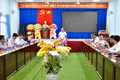 Phó Bí thư Thường trực Tỉnh ủy, Chủ tịch HĐND tỉnh Rah Lan Chung làm việc với Ban Thường vụ Đảng ủy xã SRó