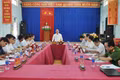 Phó Bí thư Thường trực Tỉnh ủy, Chủ tịch HĐND tỉnh Rah Lan Chung làm việc với Ban Thường vụ Đảng ủy xã Ia Phí