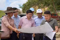 Kiểm tra tiến độ các dự án đầu tư tại 5 xã: Đề Gi, Phù Mỹ Tây, Phù Cát, Hòa Hội và Hội Sơn. 