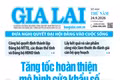 Báo Gia Lai số thứ năm ngày 24-9-2026