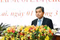 Bí thư Tỉnh ủy, Chủ tịch HĐND tỉnh Hồ Văn Niên phát biểu khai mạc kỳ họp. Ảnh: Đ.T