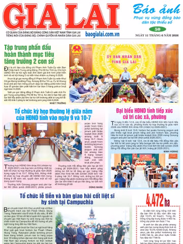 Báo Ảnh Gia Lai ngày 11-6-2026