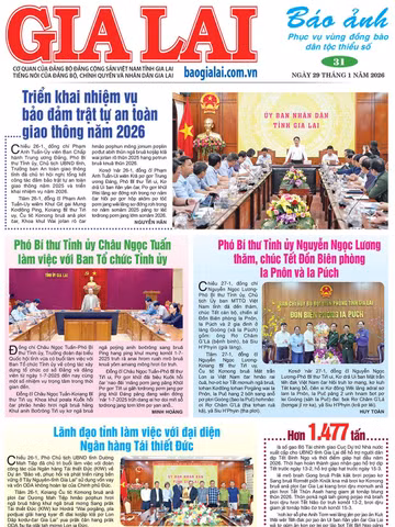Báo Ảnh Gia Lai ngày 29-1-2026